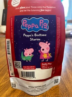 Peppa Pig Peppa's Bedtime Stories Audio Play - Red, Pink, Blue